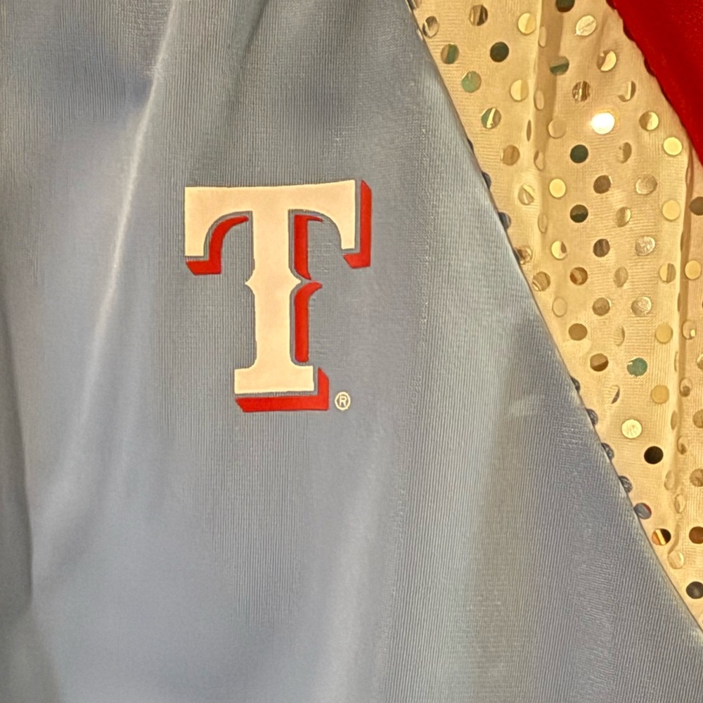 Brand New with Tags! Women’s Texas Rangers Confetti Track Jacket! Size: Large! - Picture 3 of 8